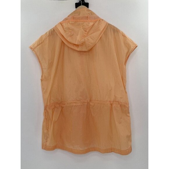 Columbia Women’s Orange 100% Nylon Sheer Jacket Sleeveless Size XL Activewear - Picture 2 of 10